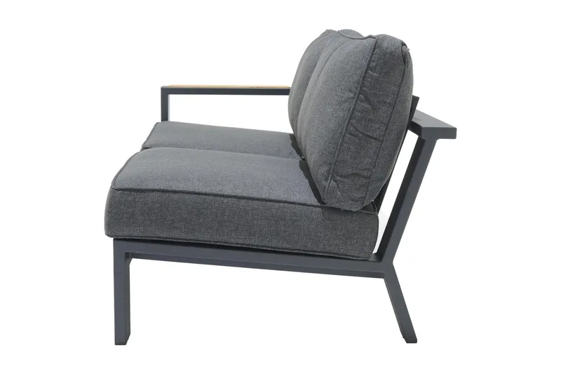 Palau 2-sits Utesoffa Höger - Grå - Utemöbler - Utesoffor & bänkar - Loungesoffa