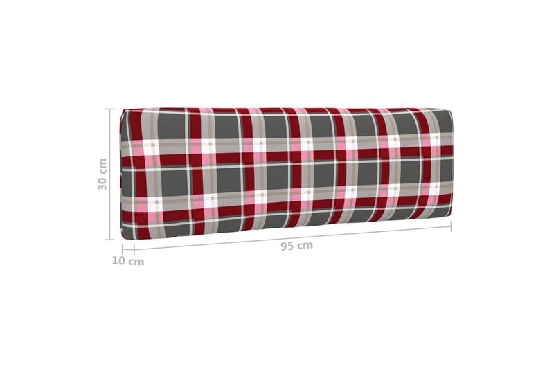 Pallsoffa Utomhus 2-sits med dynor impregnerad furu - Brun - Utemöbler - Utesoffor & bänkar - Loungesoffa