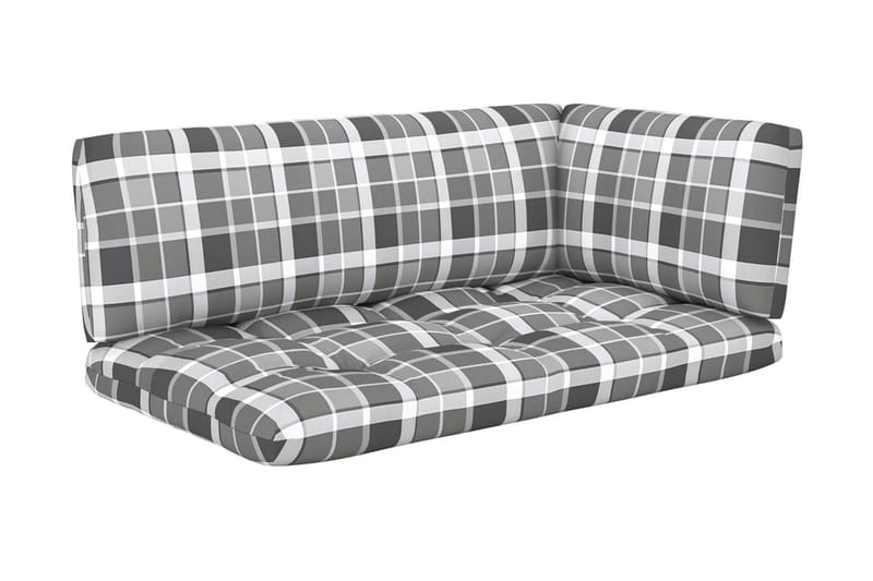 Pallsoffa Utomhus 2-sits med dynor impregnerad furu - Brun - Utemöbler - Utesoffor & bänkar - Loungesoffa