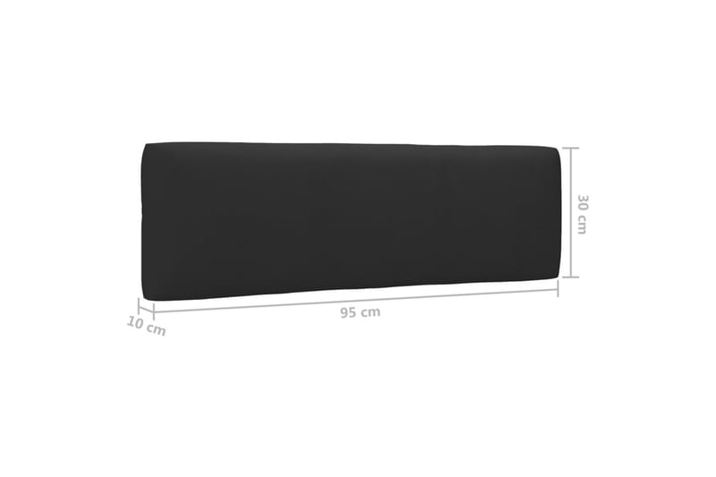 Pallsoffgrupp Utomhus med dynor 4 delar impregnerad furu - Brun - Utemöbler - Utesoffor & bänkar - Loungesoffa