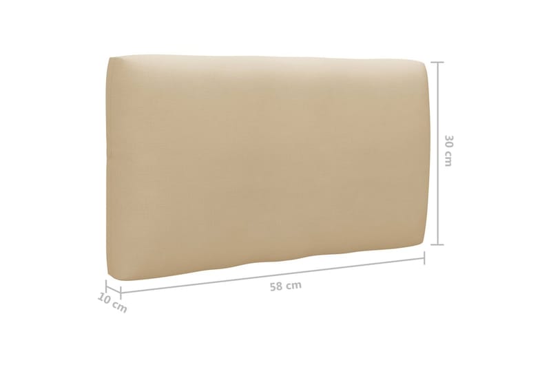 Pallsoffgrupp Utomhus med dynor 4 delar impregnerad furu - Brun - Utemöbler - Utesoffor & bänkar - Loungesoffa