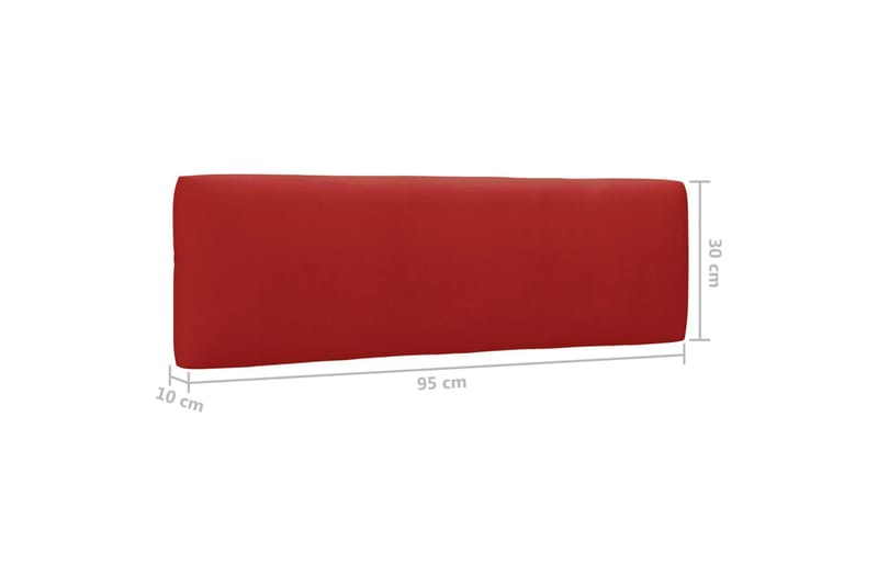 Pallsoffgrupp Utomhus med dynor 6 delar impregnerad furu - Brun - Utemöbler - Utesoffor & bänkar - Loungesoffa