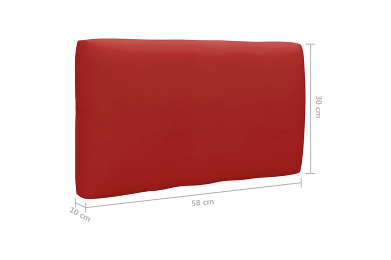 Pallsoffgrupp Utomhus med dynor 6 delar impregnerad furu - Brun - Utemöbler - Utesoffor & bänkar - Loungesoffa