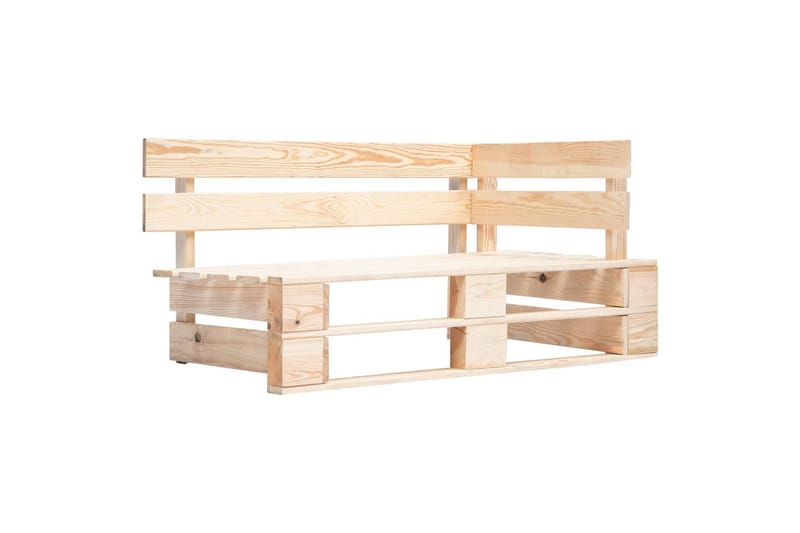 Pallsoffgrupp Utomhus med dynor 6 delar impregnerad furu - Brun - Utemöbler - Utesoffor & bänkar - Loungesoffa