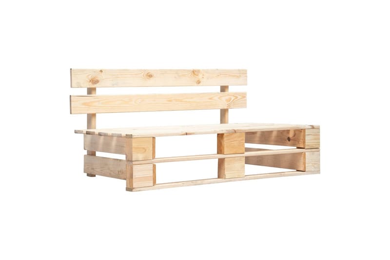 Pallsoffgrupp Utomhus med dynor 6 delar impregnerad furu - Brun - Utemöbler - Utesoffor & bänkar - Loungesoffa