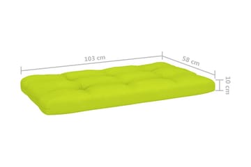 Pallsoffgrupp Utomhus med dynor 6 delar impregnerad furu - Brun - Utemöbler - Utesoffor & bänkar - Loungesoffa