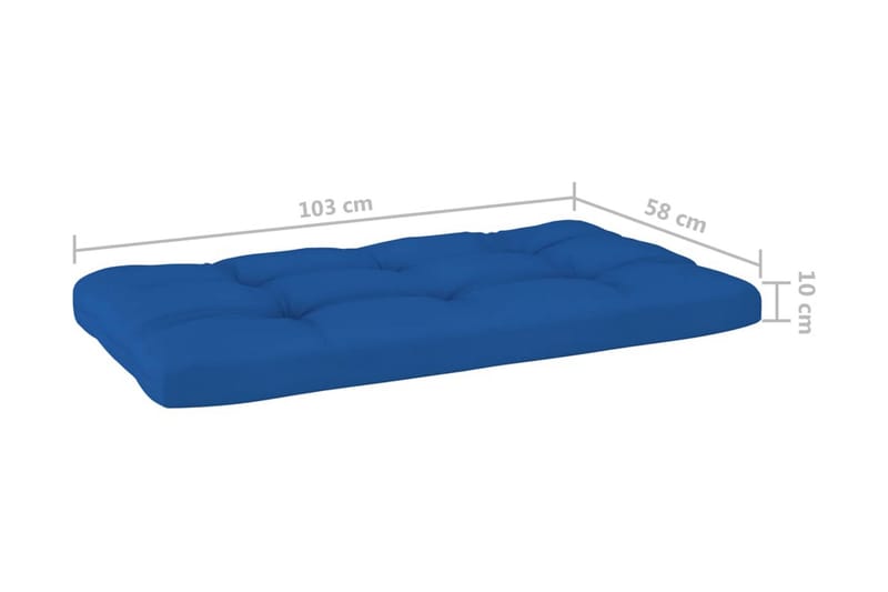 Pallsoffgrupp Utomhus med dynor 6 delar impregnerad furu - Brun - Utemöbler - Utesoffor & bänkar - Loungesoffa