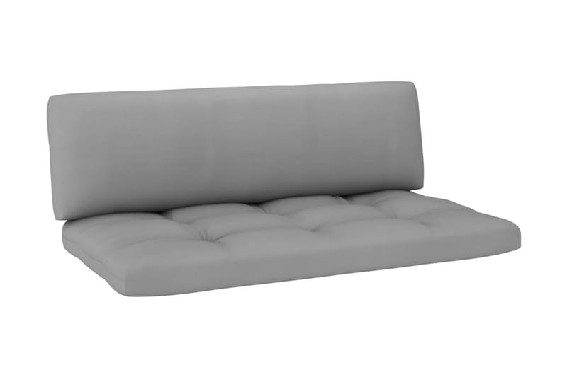 Pallsoffgrupp Utomhus med dynor 6 delar impregnerad furu - Brun - Utemöbler - Utesoffor & bänkar - Loungesoffa