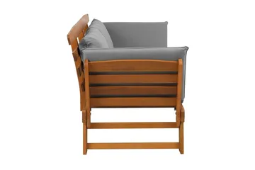 Portici Trädgårdssoffa 210 cm - Trä/Natur - Utemöbler - Utesoffor & bänkar - Loungesoffa