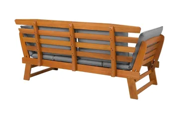 Portici Trädgårdssoffa 210 cm - Trä/Natur - Utemöbler - Utesoffor & bänkar - Loungesoffa