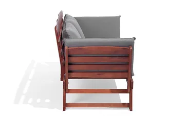 PORTICI Trädgårdssoffa 210 cm - Utemöbler - Utesoffor & bänkar - Loungesoffa