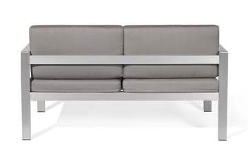 Tirrena Trädgårdssoffa 142 cm - Grå - Utemöbler - Utesoffor & bänkar - Loungesoffa