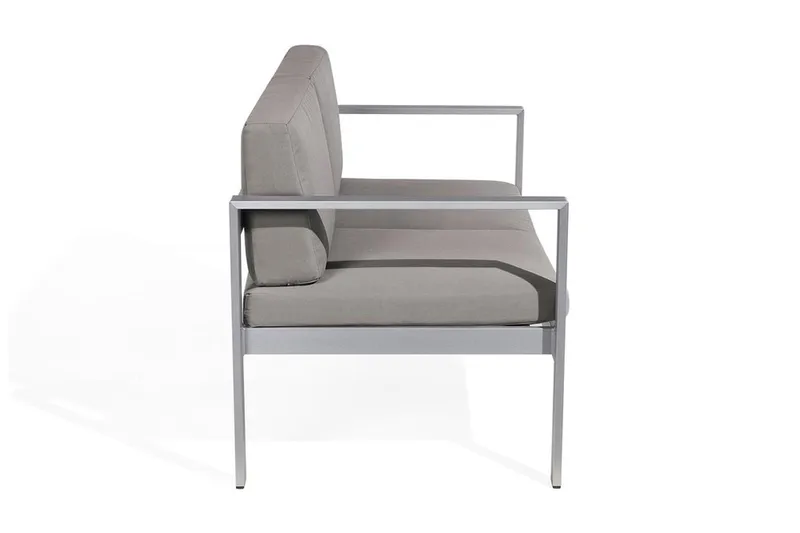Tirrena Trädgårdssoffa 142 cm - Grå - Utemöbler - Utesoffor & bänkar - Loungesoffa