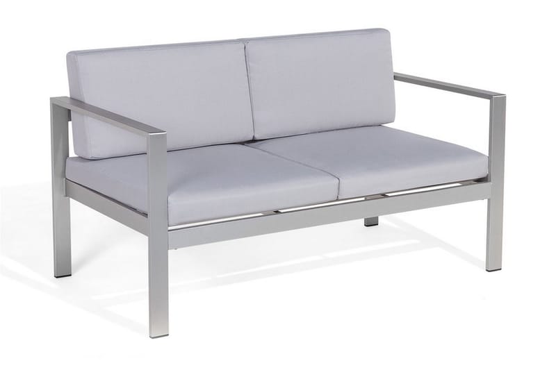 Tirrena Trädgårdssoffa 142 cm - Ljusgrå - Utemöbler - Utesoffor & bänkar - Loungesoffa