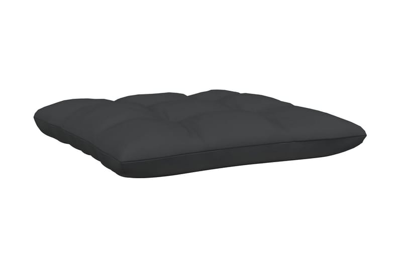 Trädgårdssoffa 2-sits med grå dynor massiv furu - Grå - Utemöbler - Utesoffor & bänkar - Loungesoffa