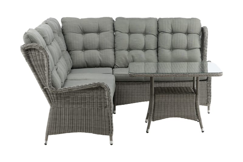 Washington Hörnsoffa Utomhus - Grå - Utemöbler - Utesoffor & bänkar - Loungesoffa