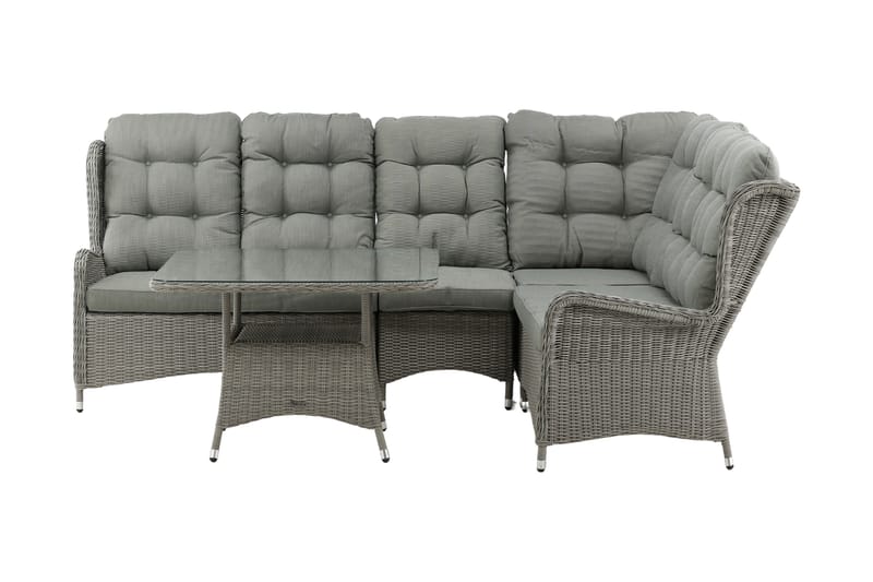 Washington Hörnsoffa Utomhus - Grå - Utemöbler - Utesoffor & bänkar - Loungesoffa