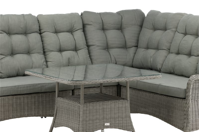 Washington Hörnsoffa Utomhus - Grå - Utemöbler - Utesoffor & bänkar - Loungesoffa