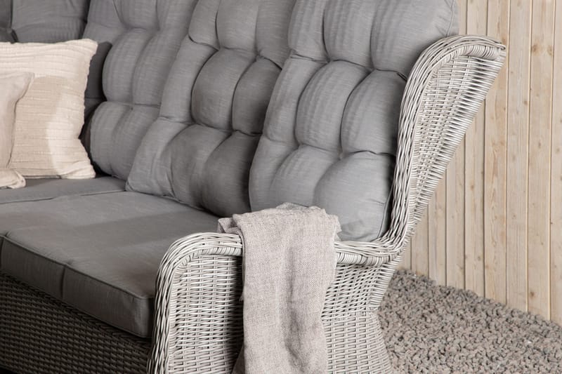 Washington Hörnsoffa Utomhus - Grå - Utemöbler - Utesoffor & bänkar - Loungesoffa