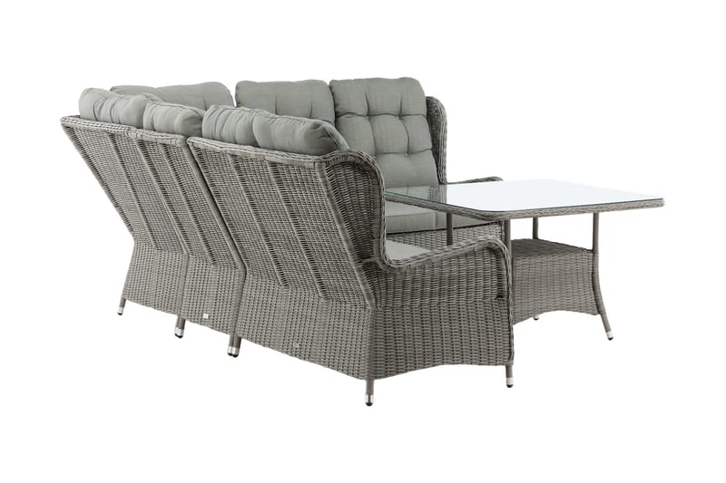 Washington Hörnsoffa Utomhus - Grå - Utemöbler - Utesoffor & bänkar - Loungesoffa