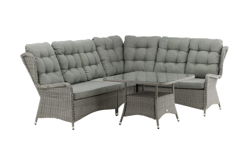 Washington Hörnsoffa Utomhus - Grå - Utemöbler - Utesoffor & bänkar - Loungesoffa