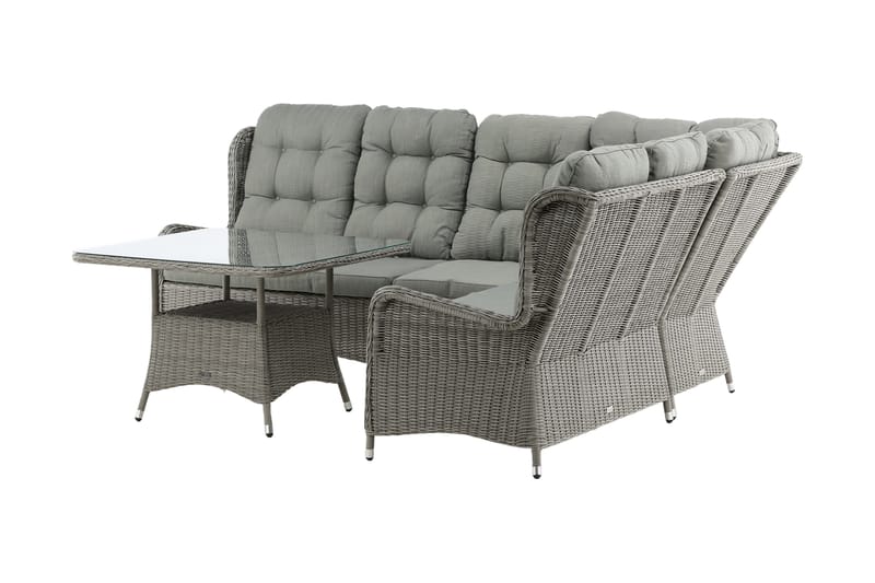 Washington Hörnsoffa Utomhus - Grå - Utemöbler - Utesoffor & bänkar - Loungesoffa