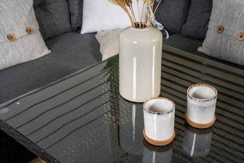 Watford Hörnsoffa Utomhus - Svart - Utem�öbler - Utesoffor & bänkar - Loungesoffa