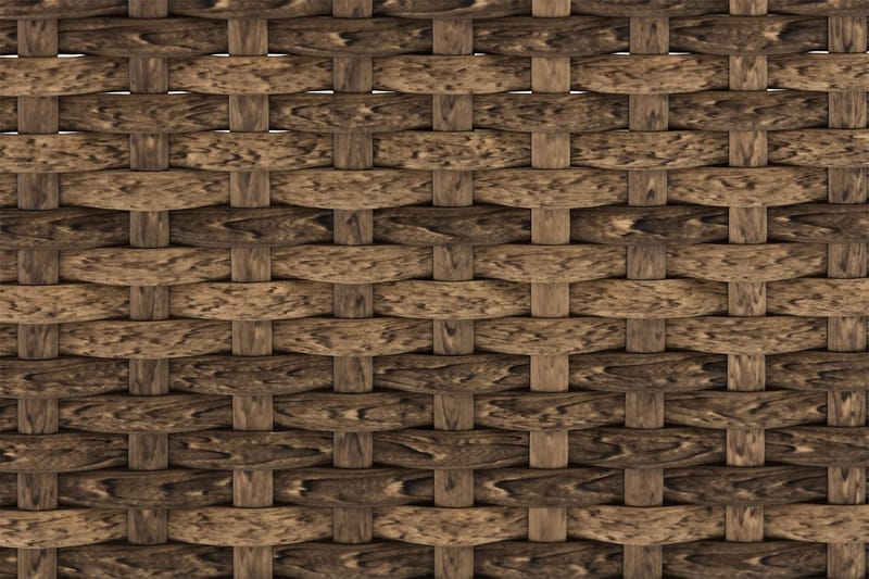 Wisconsin Premium 2-sits Loungesoffa utomhus – Utesoffa i Konstrotting för balkong - Sand Beige / Svarta dynor - Utemöbler - Utesoffor & bänkar - Loungesoffa