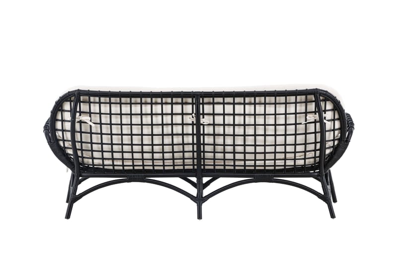 Moana Utesoffa - Svart - Utemöbler - Utesoffor & bänkar - Loungesoffa