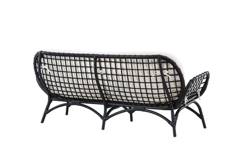 Moana Utesoffa - Svart - Utemöbler - Utesoffor & bänkar - Loungesoffa