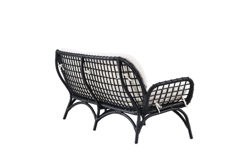 Moana Utesoffa - Svart - Utemöbler - Utesoffor & bänkar - Loungesoffa