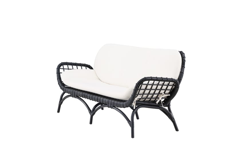Moana Utesoffa - Svart - Utemöbler - Utesoffor & bänkar - Loungesoffa