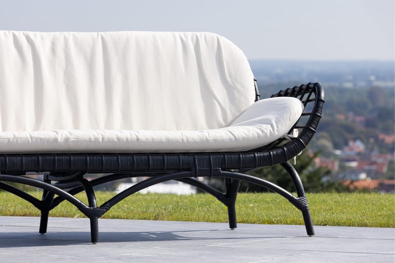 Moana Utesoffa - Svart - Utemöbler - Utesoffor & bänkar - Loungesoffa