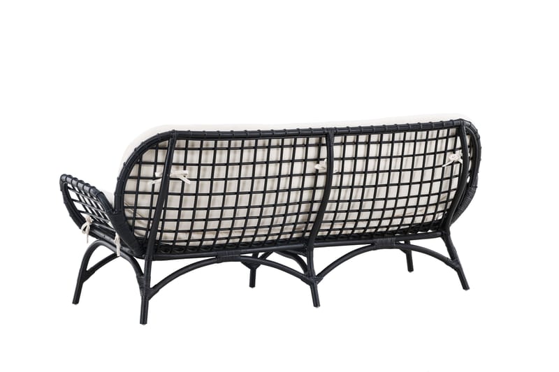 Moana Utesoffa - Svart - Utemöbler - Utesoffor & bänkar - Loungesoffa
