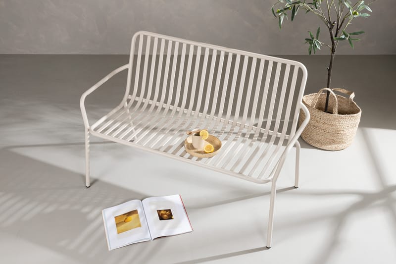 Peking Utebänk - Beige - Utemöbler - Utesoffor & bänkar - Trädgårdssoffa