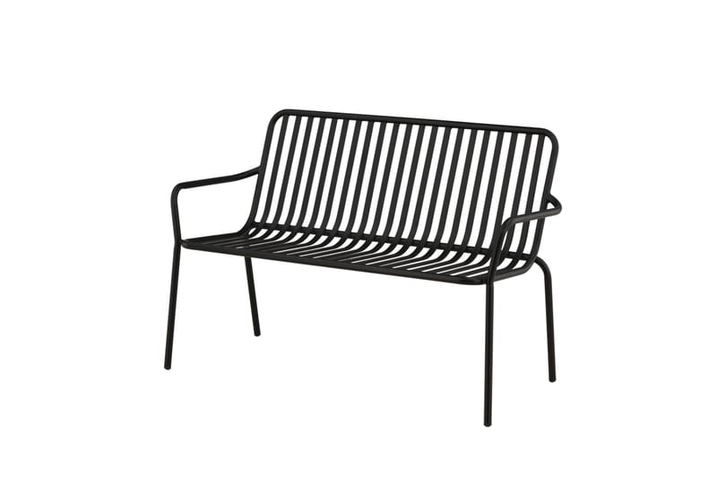 Peking Utebänk - Svart - Utemöbler - Utesoffor & bänkar - Trädgårdssoffa