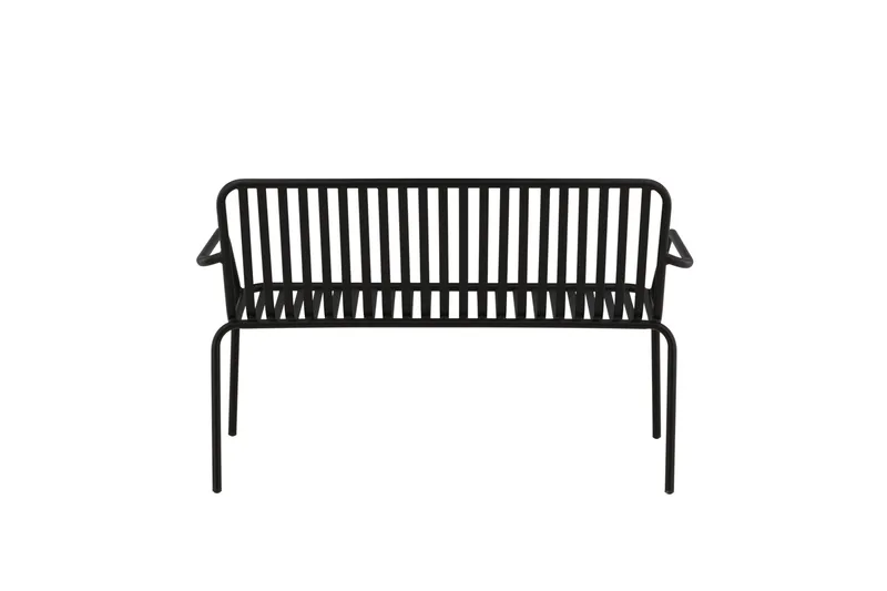 Peking Utebänk - Svart - Utemöbler - Utesoffor & bänkar - Trädgårdssoffa