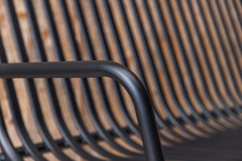 Peking Utebänk - Svart - Utemöbler - Utesoffor & bänkar - Trädgårdssoffa