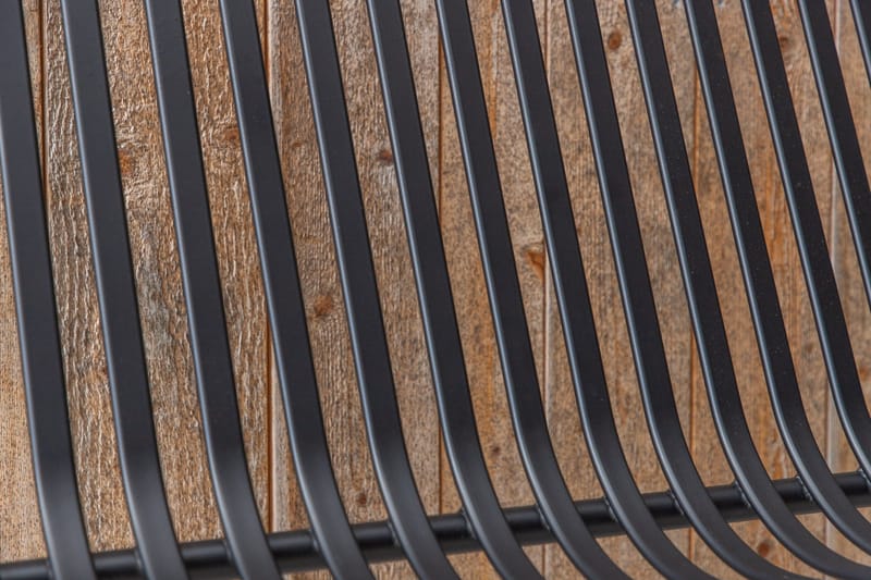 Peking Utebänk - Svart - Utemöbler - Utesoffor & bänkar - Trädgårdssoffa