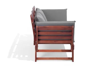 Portici Trädgårdssoffa 210 cm - Trä/Natur - Utemöbler - Utesoffor & bänkar - Loungesoffa