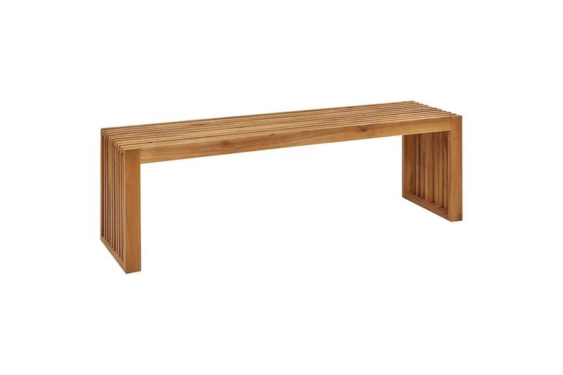 Set med 2 trädgårdsbänkar Sulzano - Utemöbler - Utesoffor & bänkar - Trädgårdsbänkar