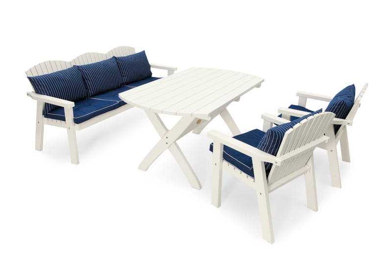 Soffa Hillerstorp Solvik Vit - Vit - Utemöbler - Utesoffor & bänkar - Trädgårdssoffa