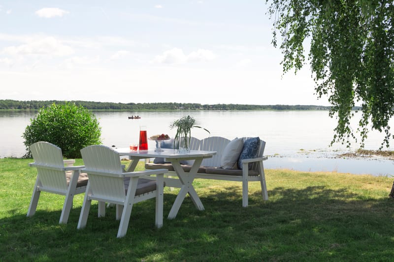 Soffa Hillerstorp Solvik Vit - Vit - Utemöbler - Utesoffor & bänkar - Trädgårdssoffa