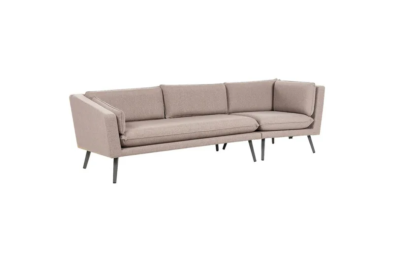 Soffa Loretello Beige/grå, Högervänd, Beige/grå, Högervänd