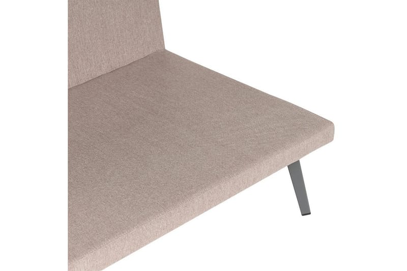 Soffa Loretello Beige/grå, Vänstervänd - Beige/grå, Vänstervänd - Utemöbler - Utesoffor & bänkar - Loungesoffa