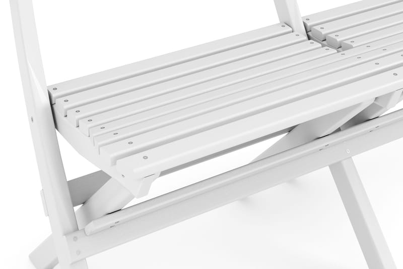 Soffa utomhus 110x60x89 cm - Vit - Utemöbler - Utesoffor & bänkar - Trädgårdssoffa