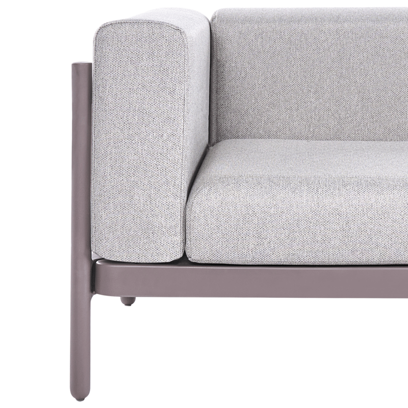 Soffa utomhus 2-Sits Ferretti - Grå/Beige - Utemöbler - Utesoffor & bänkar - Loungesoffa