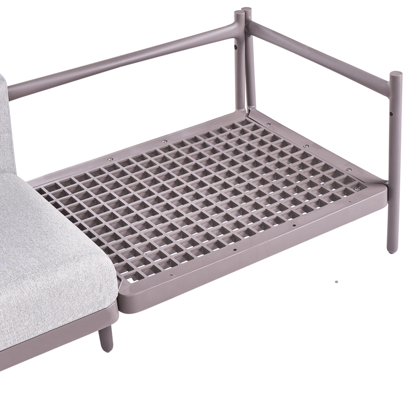 Soffa utomhus 2-Sits Ferretti - Grå/Beige - Utemöbler - Utesoffor & bänkar - Loungesoffa