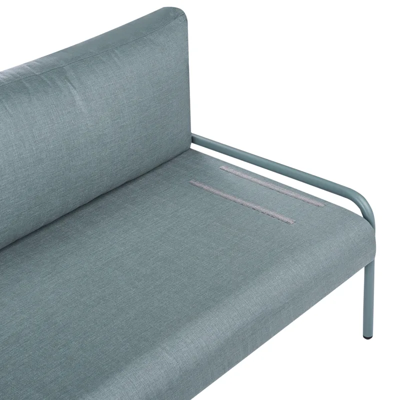 Soffa utomhus 2-Sits Solofra - Grön - Utemöbler - Utesoffor & bänkar - Loungesoffa