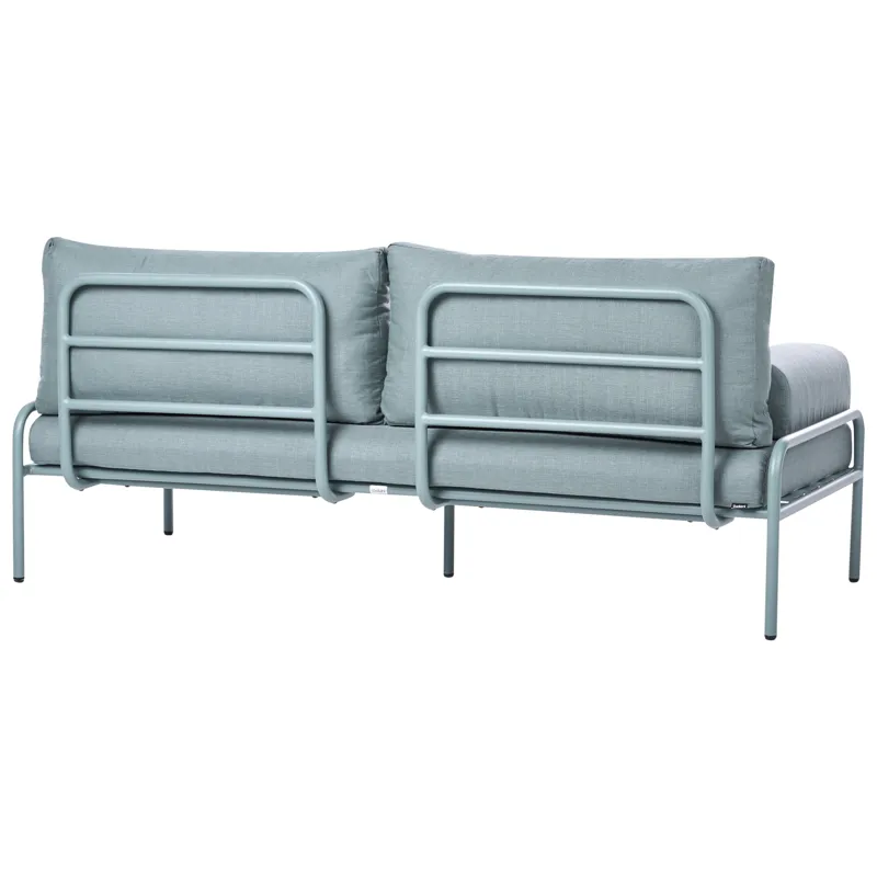 Soffa utomhus 2-Sits Solofra - Grön - Utemöbler - Utesoffor & bänkar - Loungesoffa